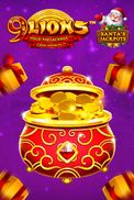 9 Lions Hold the Jackpot Santas Jackpots